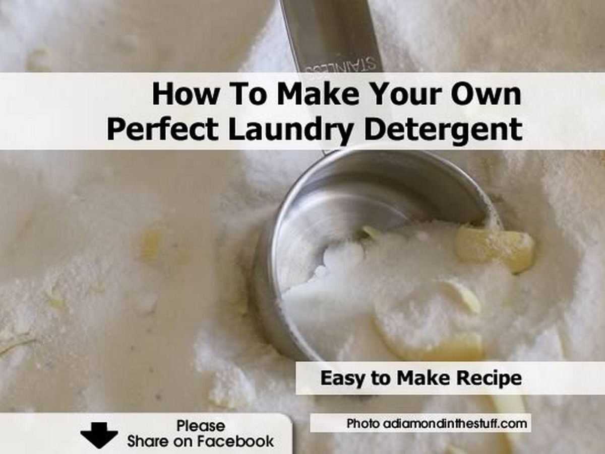 How To Make Your Own Perfect Laundry Detergent