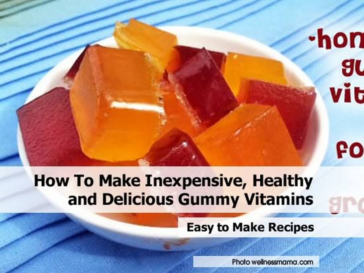 How To Make Inexpensive, Healthy and Delicious Gummy Vitamins
