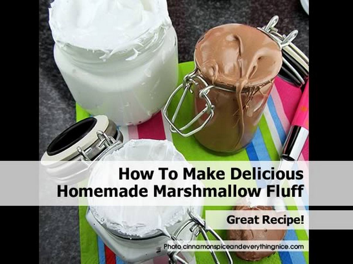 How To Make Delicious Homemade Marshmallow Fluff