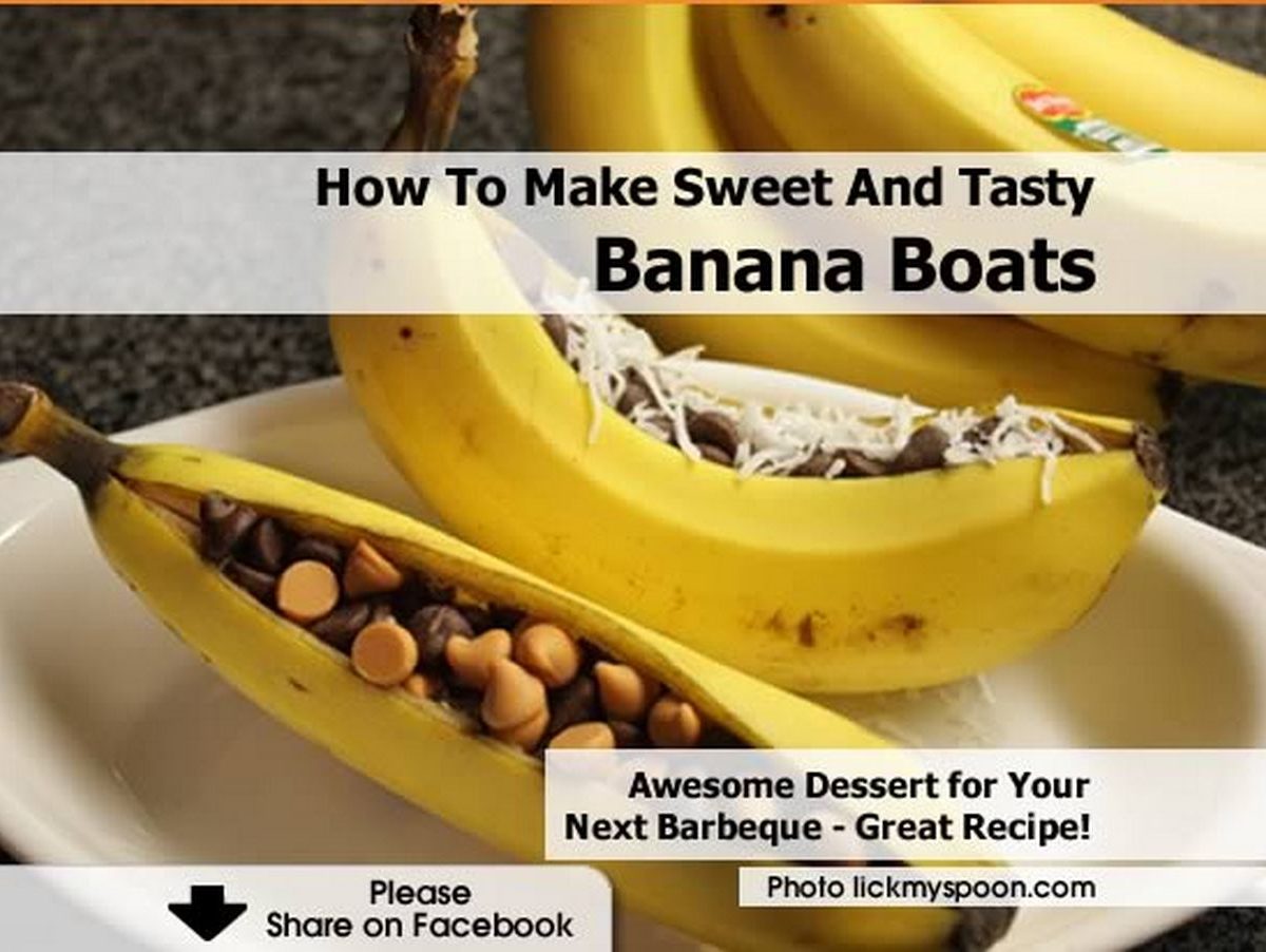 How To Make Sweet And Tasty Banana Boats