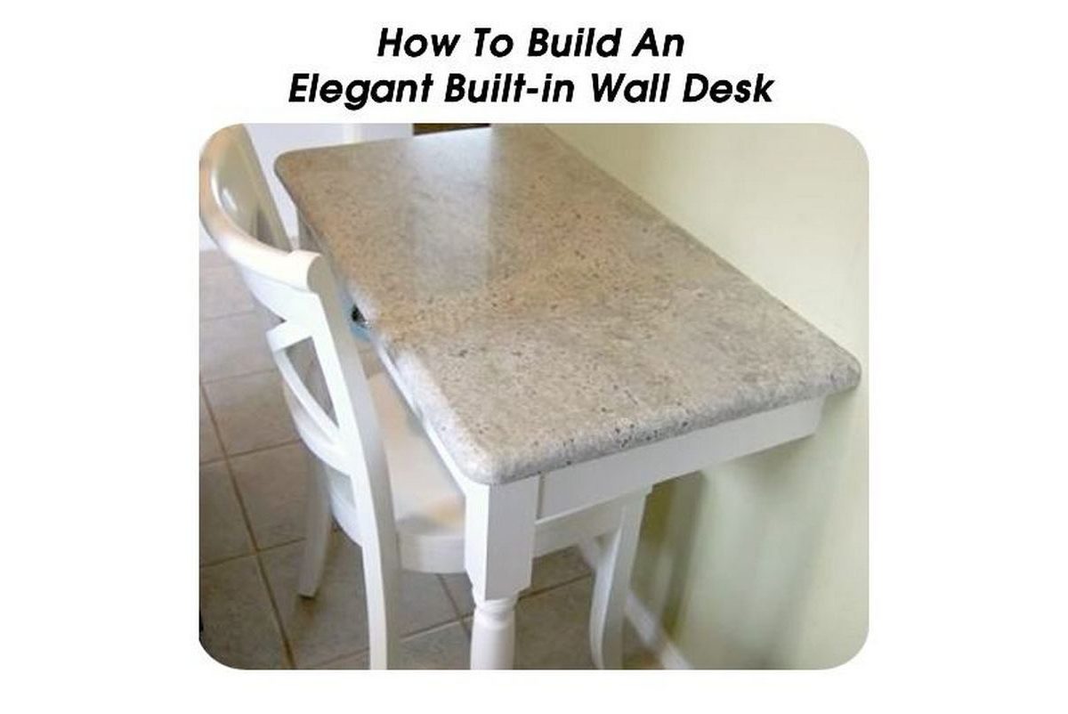 How To Build an Elegant Builtin Wall Desk