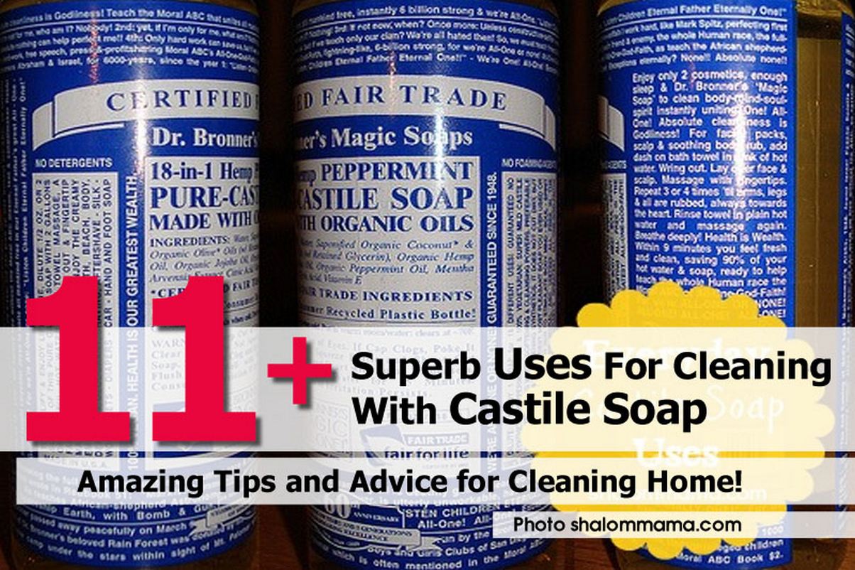 11+ Superb Uses For Cleaning With Castile Soap