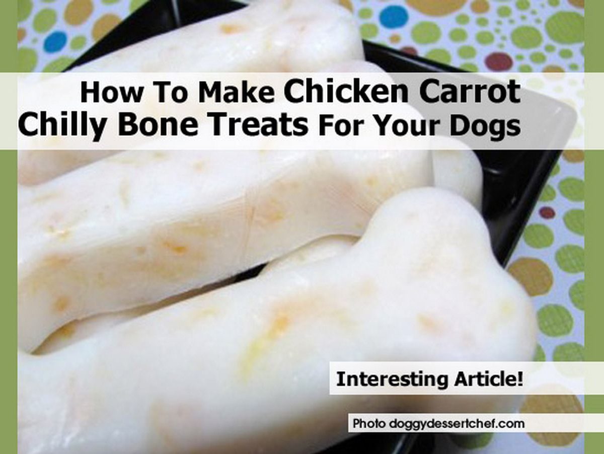 How To Make Chicken Carrot Chilly Bone Treats For Your Dogs