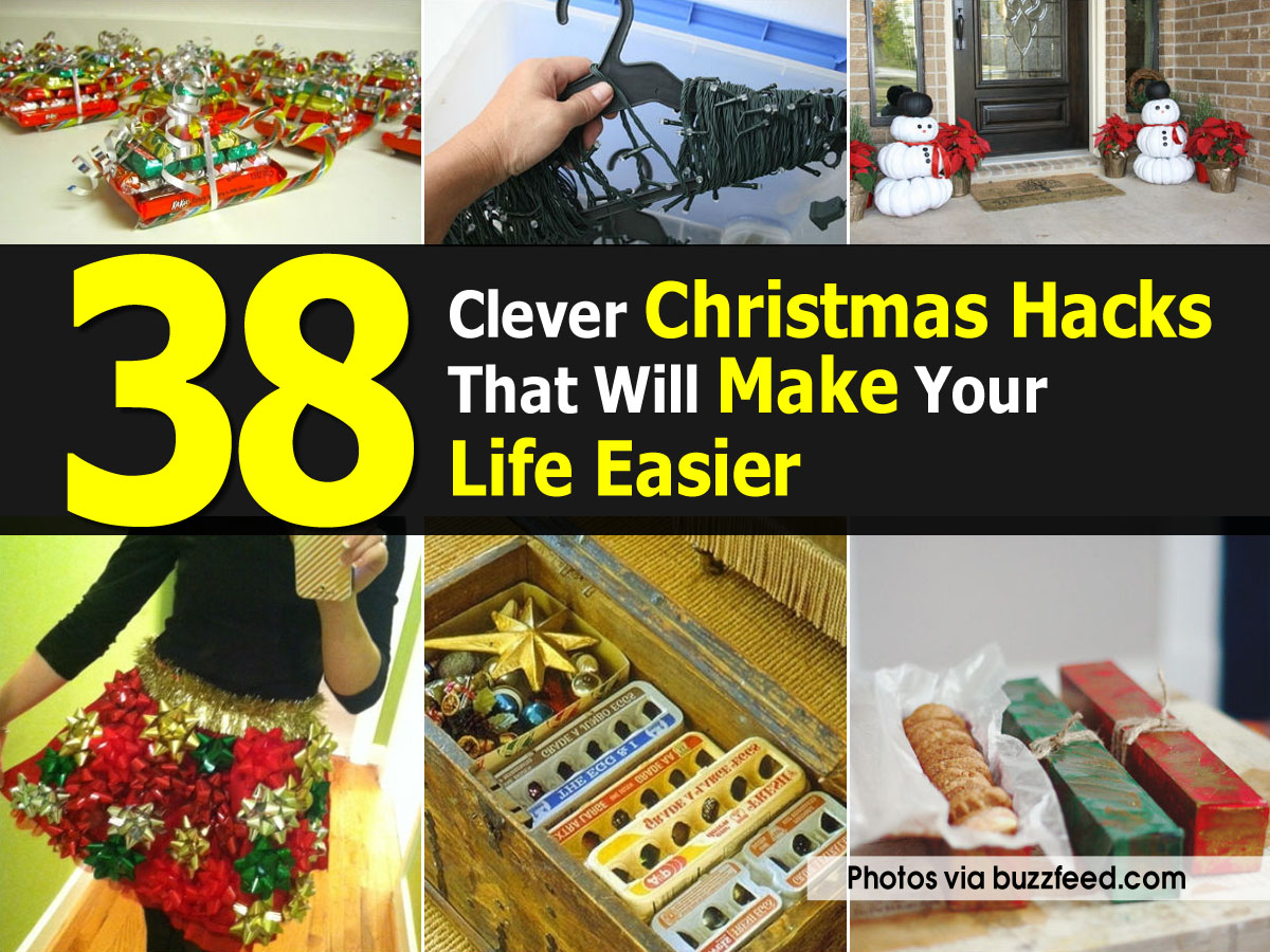 38 Clever Christmas Hacks That Will Make Your Life Easier