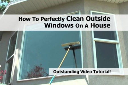 best way to clean outside windows