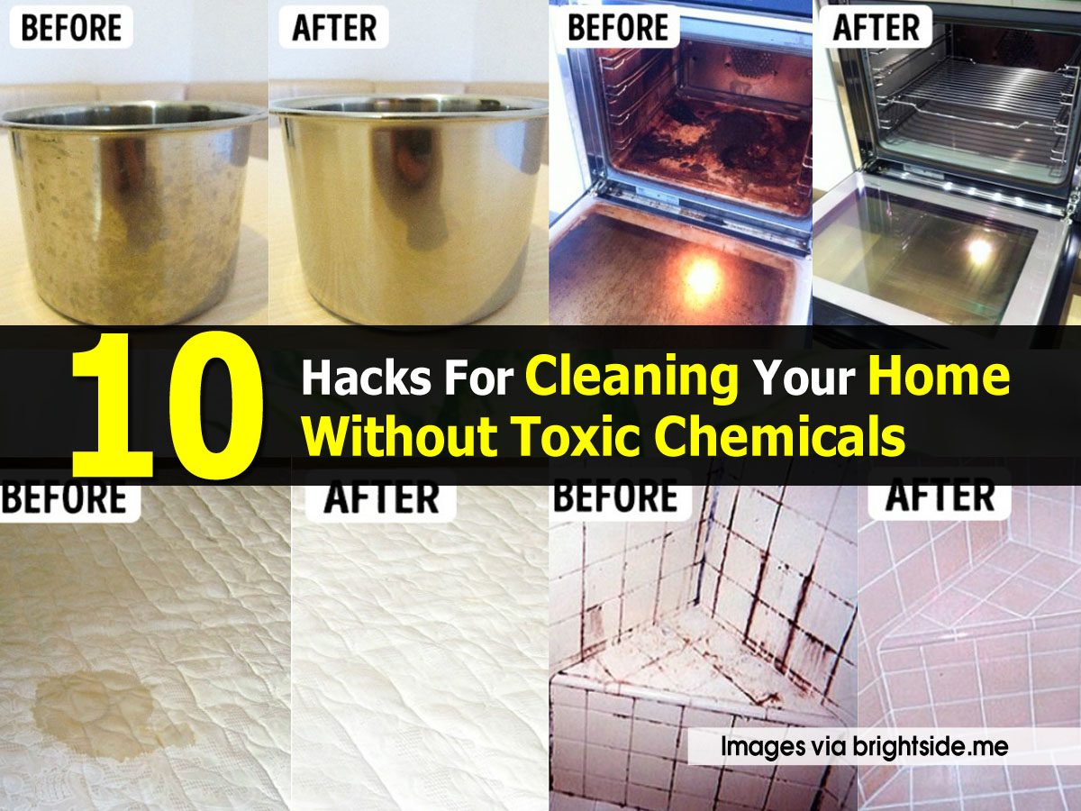 10 Hacks For Cleaning Your Home Without Toxic Chemicals