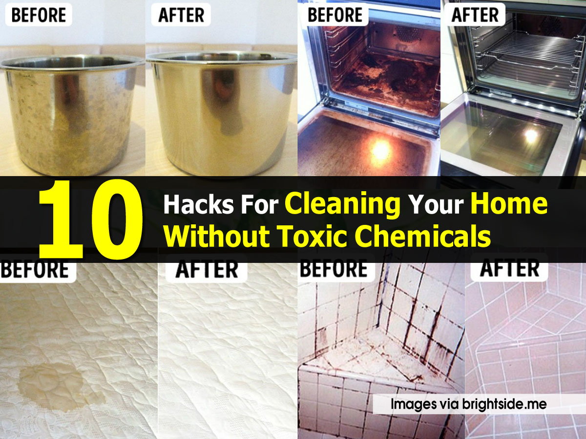 10 Hacks For Cleaning Your Home Without Toxic Chemicals