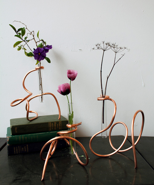 How To Create Artistic Copper Wire Vases
