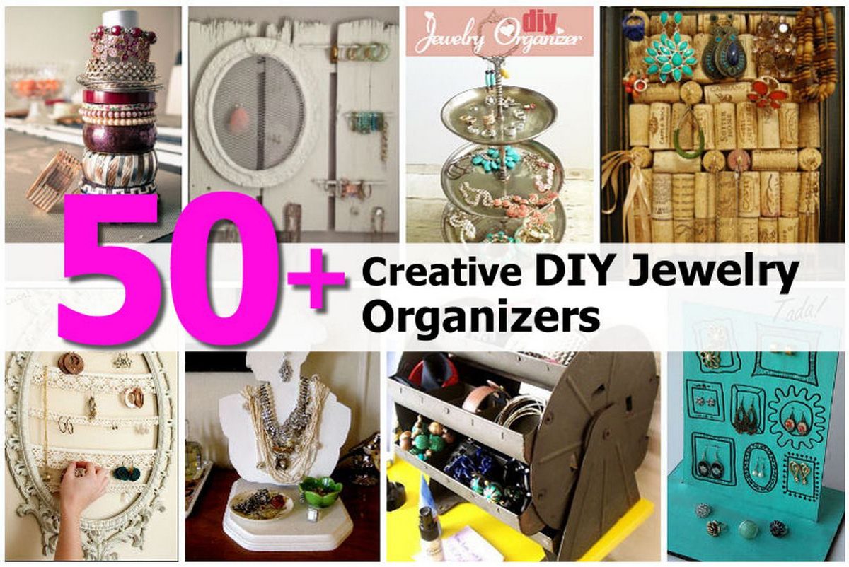 50+ Creative DIY Jewelry Organizers