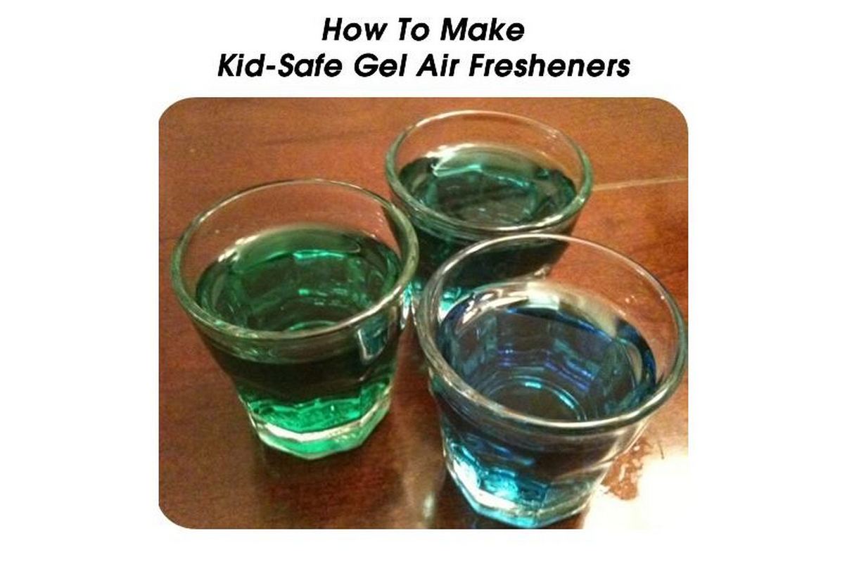 How To Make KidSafe Gel Air Fresheners