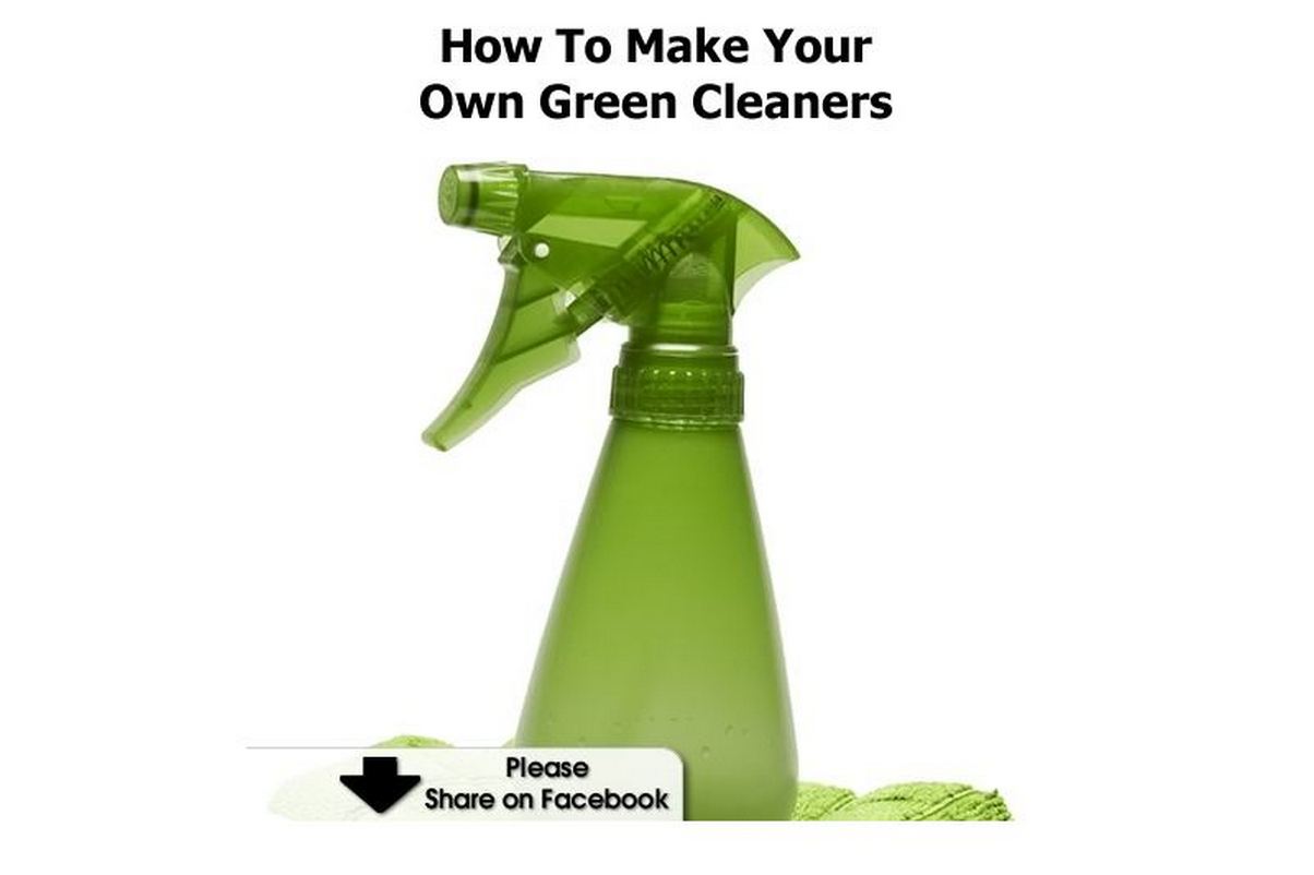 How To Make Your Own Green Cleaners
