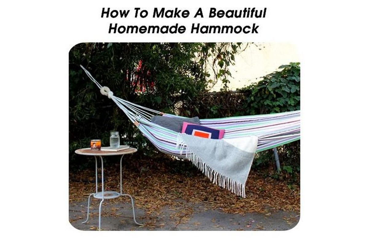 How To Make A Beautiful Homemade Hammock