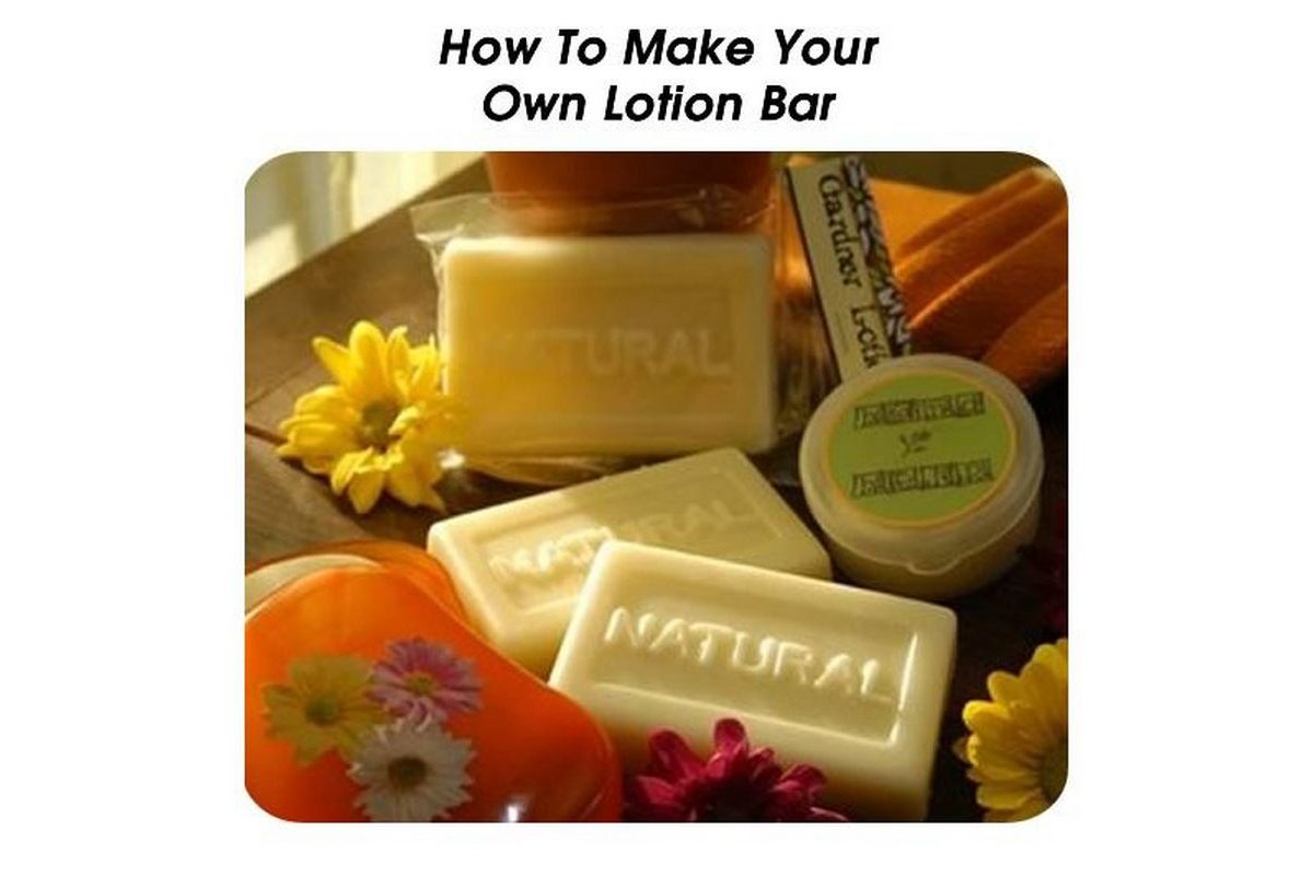 How To Make Your Own Lotion Bar