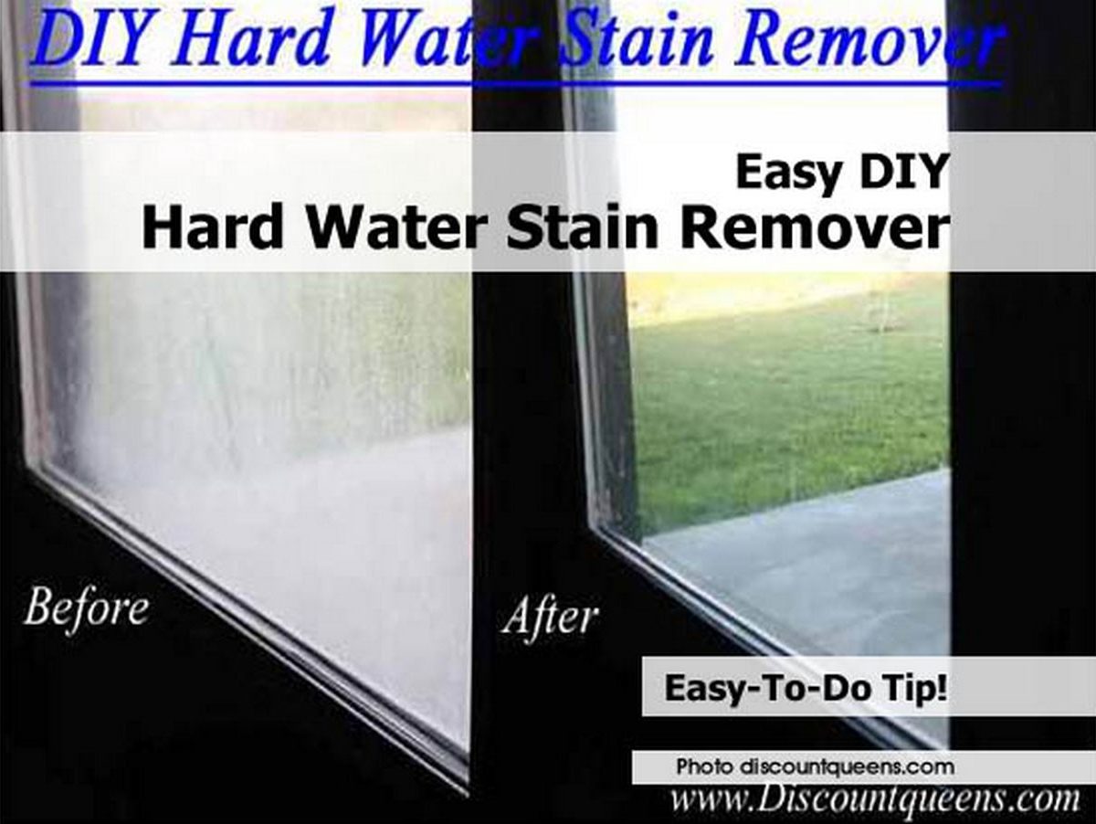 Easy DIY Hard Water Stain Remover