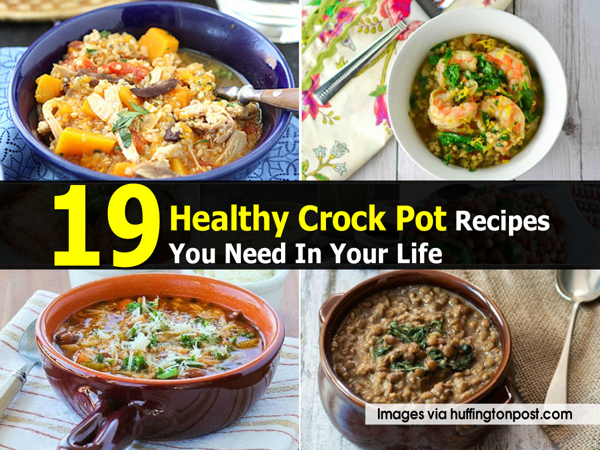 19 Healthy Crock Pot Recipes You Need In Your Life
