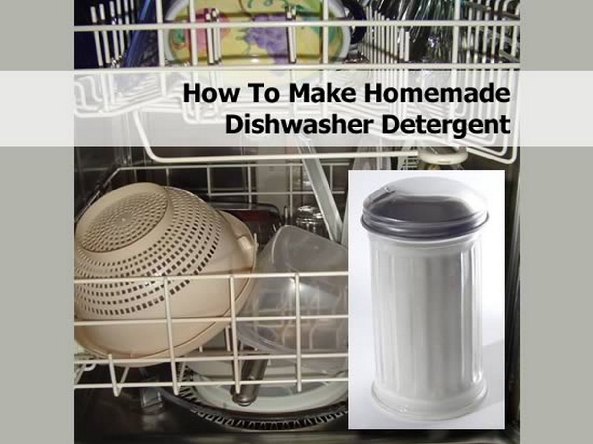 How To Make Homemade Dishwasher Detergent and Scouring Powder