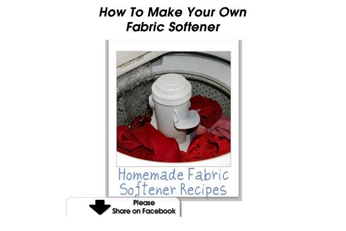 How To Make Your Own Fabric Softener