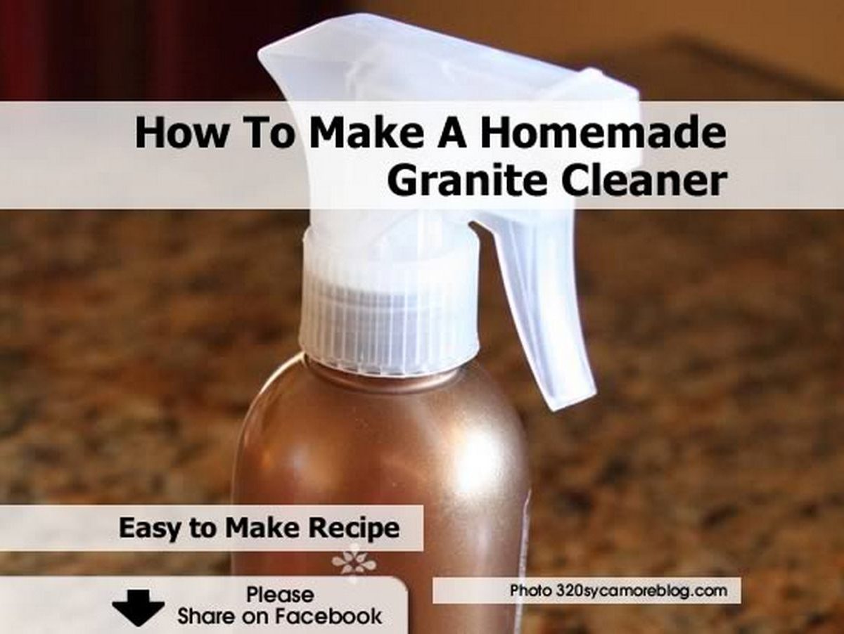 How To Make A Homemade Granite Cleaner