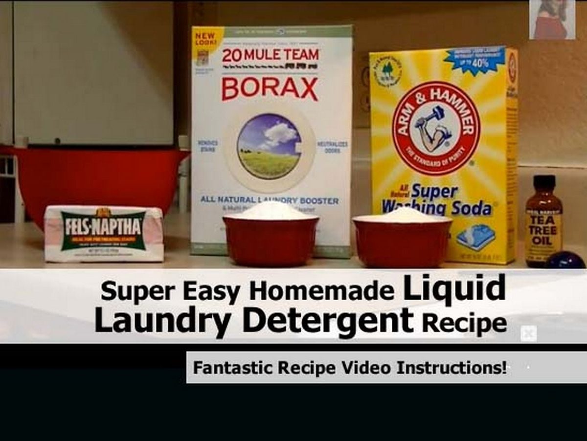 Super Easy Homemade Liquid Laundry Detergent Recipe
