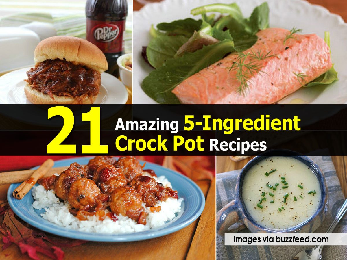 21 amazing 5 ingredient crock pot recipes 21 amazing 5 ingredient crock pot recipes