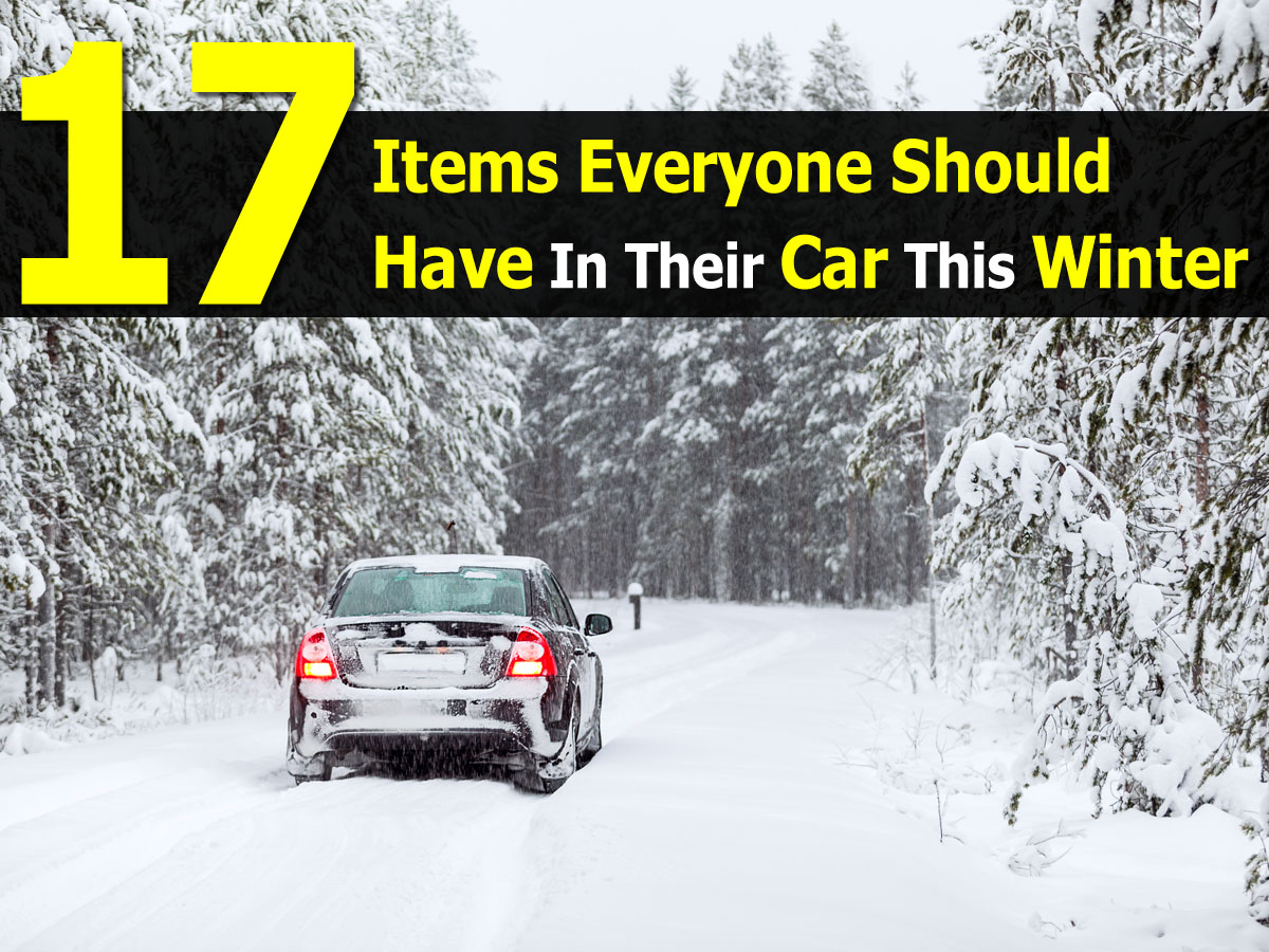 17 Items Everyone Should Have In Their Car This Winter