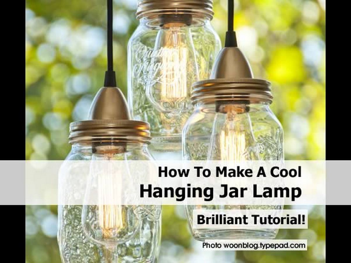 How To Make A Cool Hanging Jar Lamp