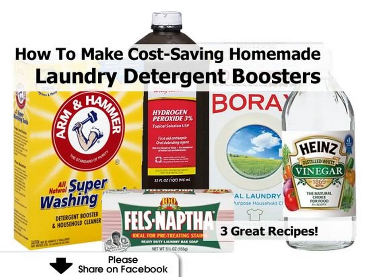 How To Make CostSaving Homemade Laundry Detergent Boosters