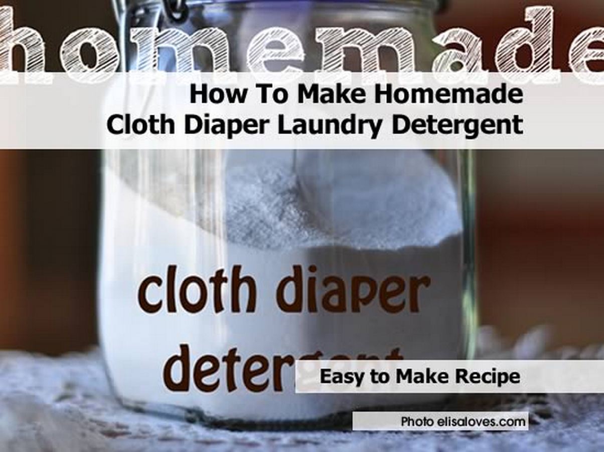 How To Make Wonderful Homemade Cloth Diaper Laundry Detergent
