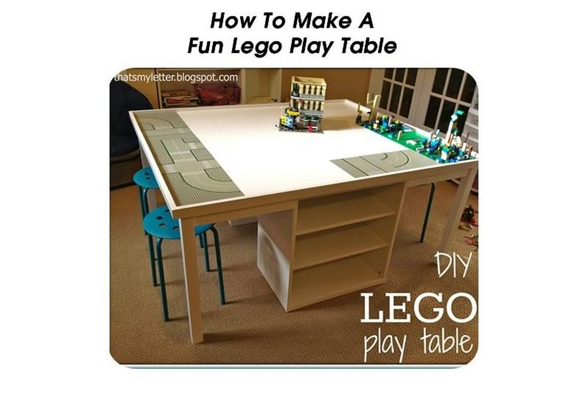 How To Make A Fun Lego Play Table