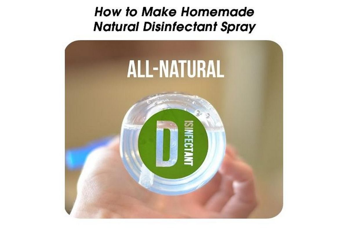How to Make Homemade Natural Disinfectant Spray