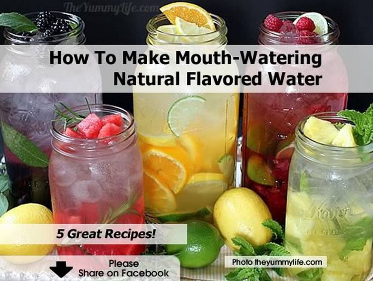 How To Make MouthWatering Natural Flavored Water