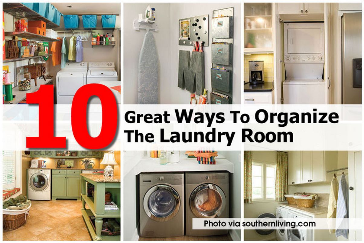 10 Great Ways To Organize The Laundry Room