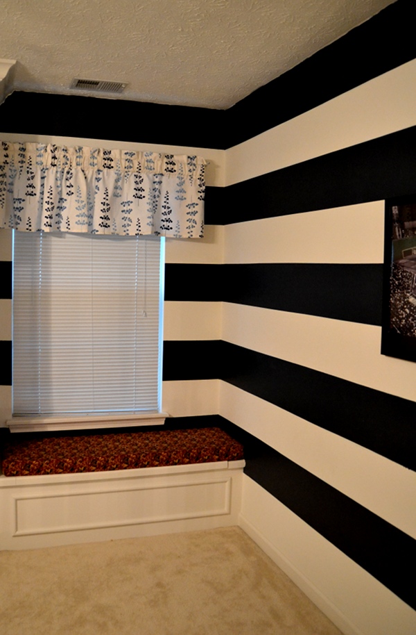 How To Paint Horizontal Stripes On A Wall