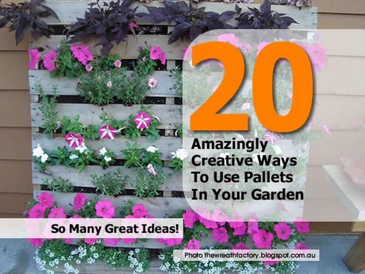 20 Amazingly Creative Ways To Use Pallets In Your Garden