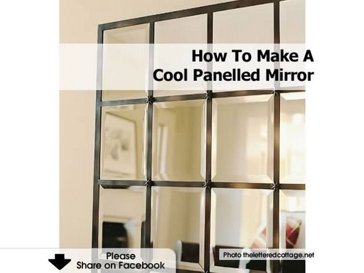 Pottery Barn Mirror Knock Off Ideas Knock Off Pottery Barn Eagan Mirror How To Make A Cool Panelled
