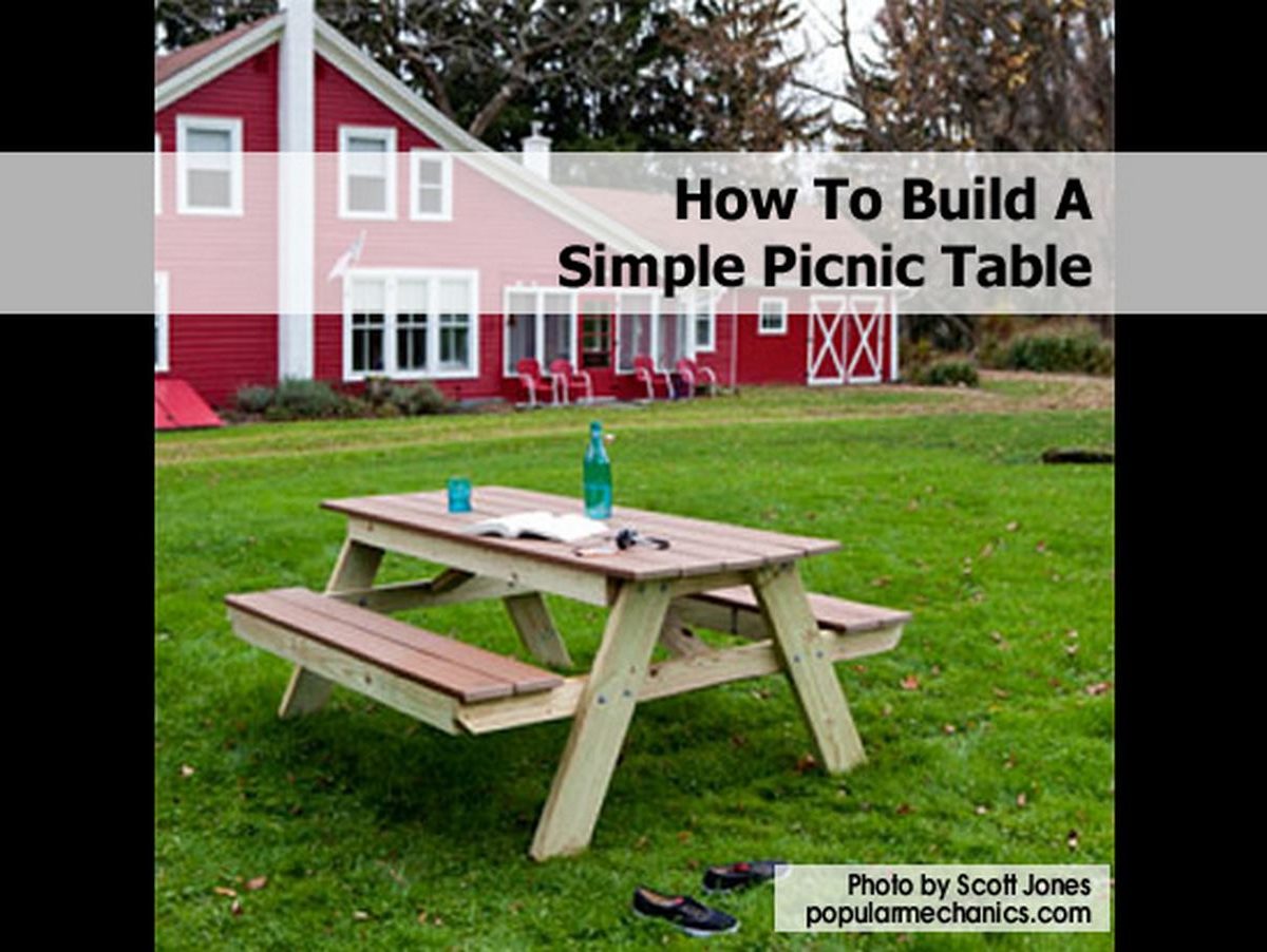 How To Build A Simple Picnic Table