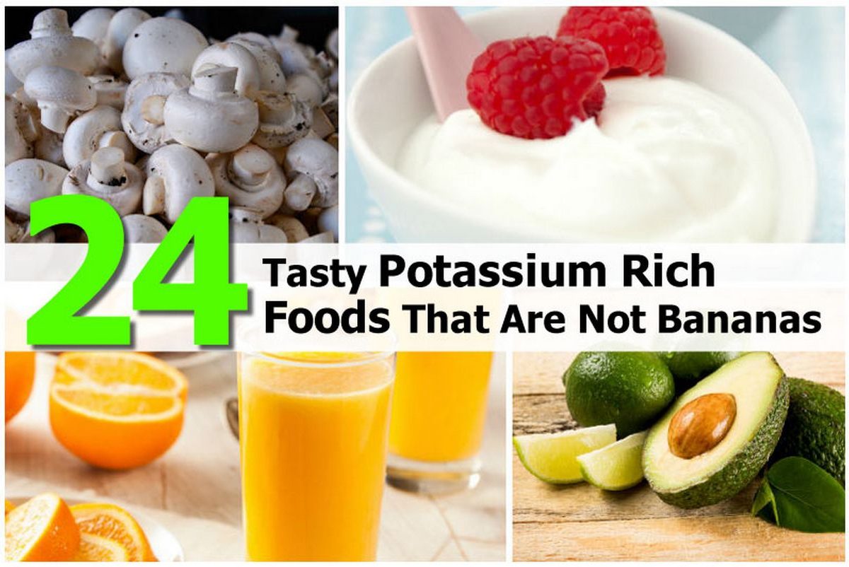 24 Tasty Potassium Rich Foods That Are Not Bananas