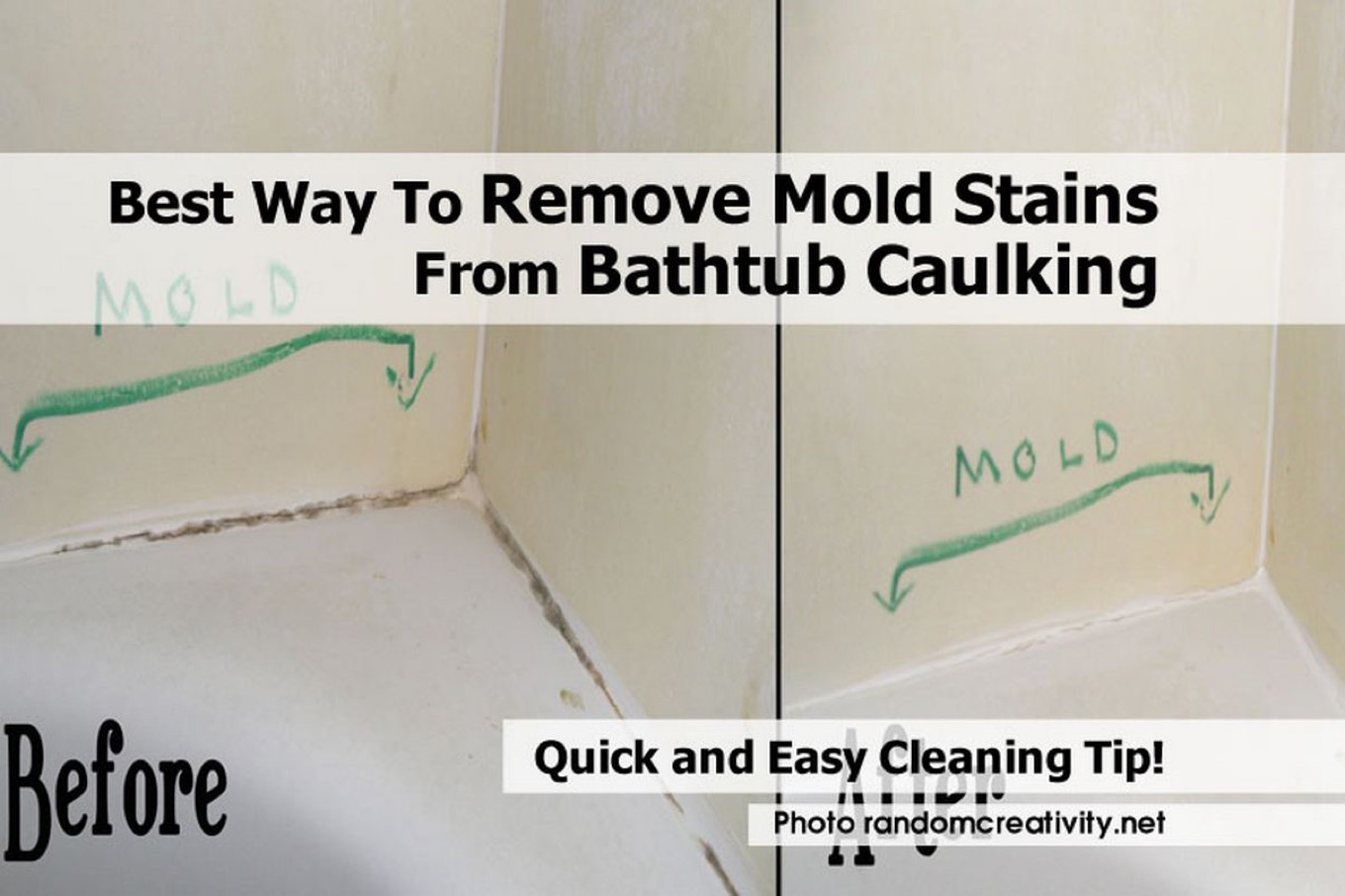 How To Remove Black Mold Stains From Shower