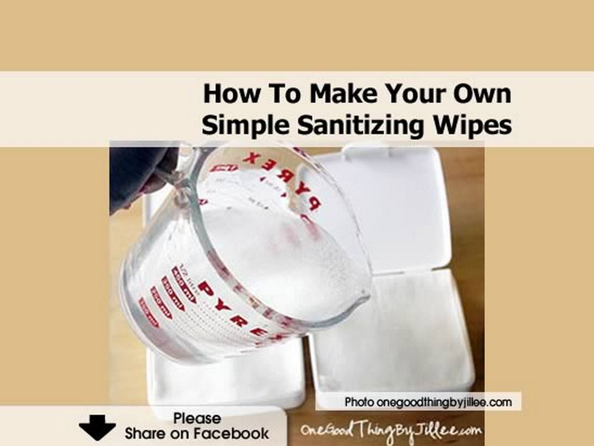 How To Make Your Own Simple Sanitizing Wipes