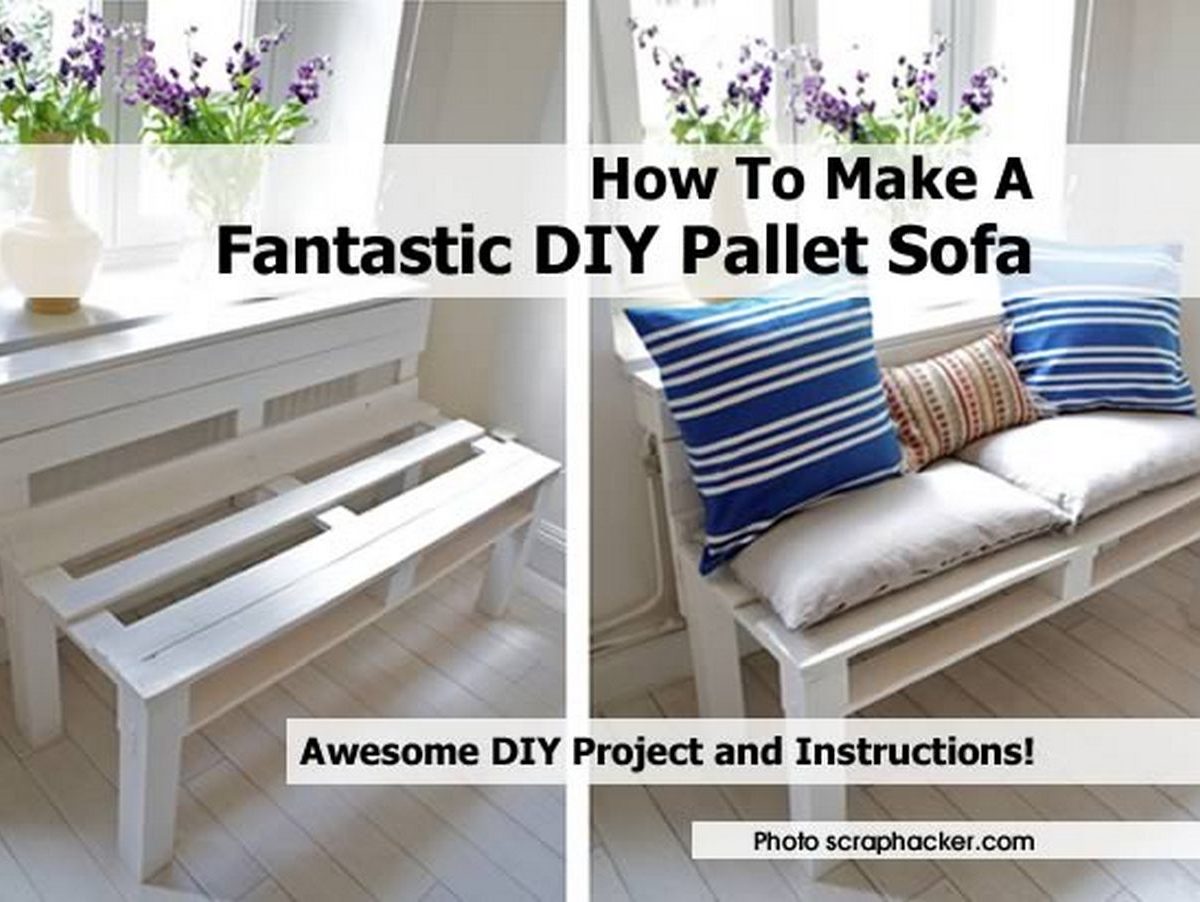 How To Make A Fantastic DIY Pallet Sofa