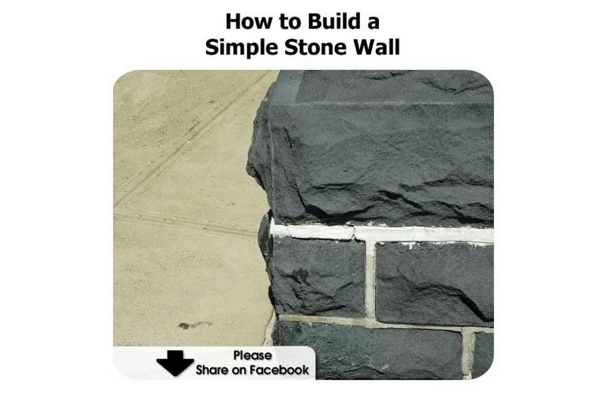 How to Build a Simple Stone Wall