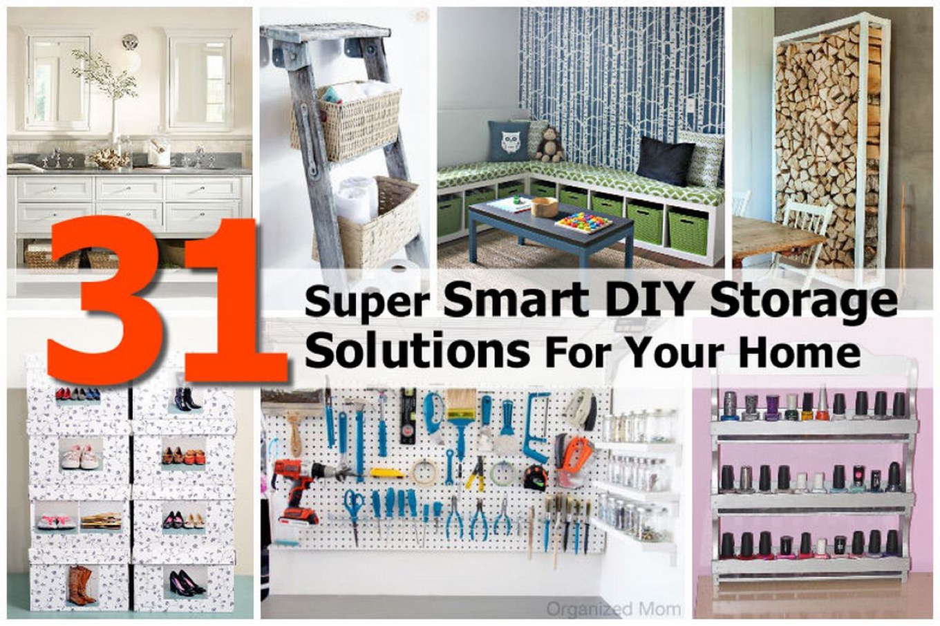 31 super smart diy storage solutions for your home 31 super smart diy storage solutions for your home