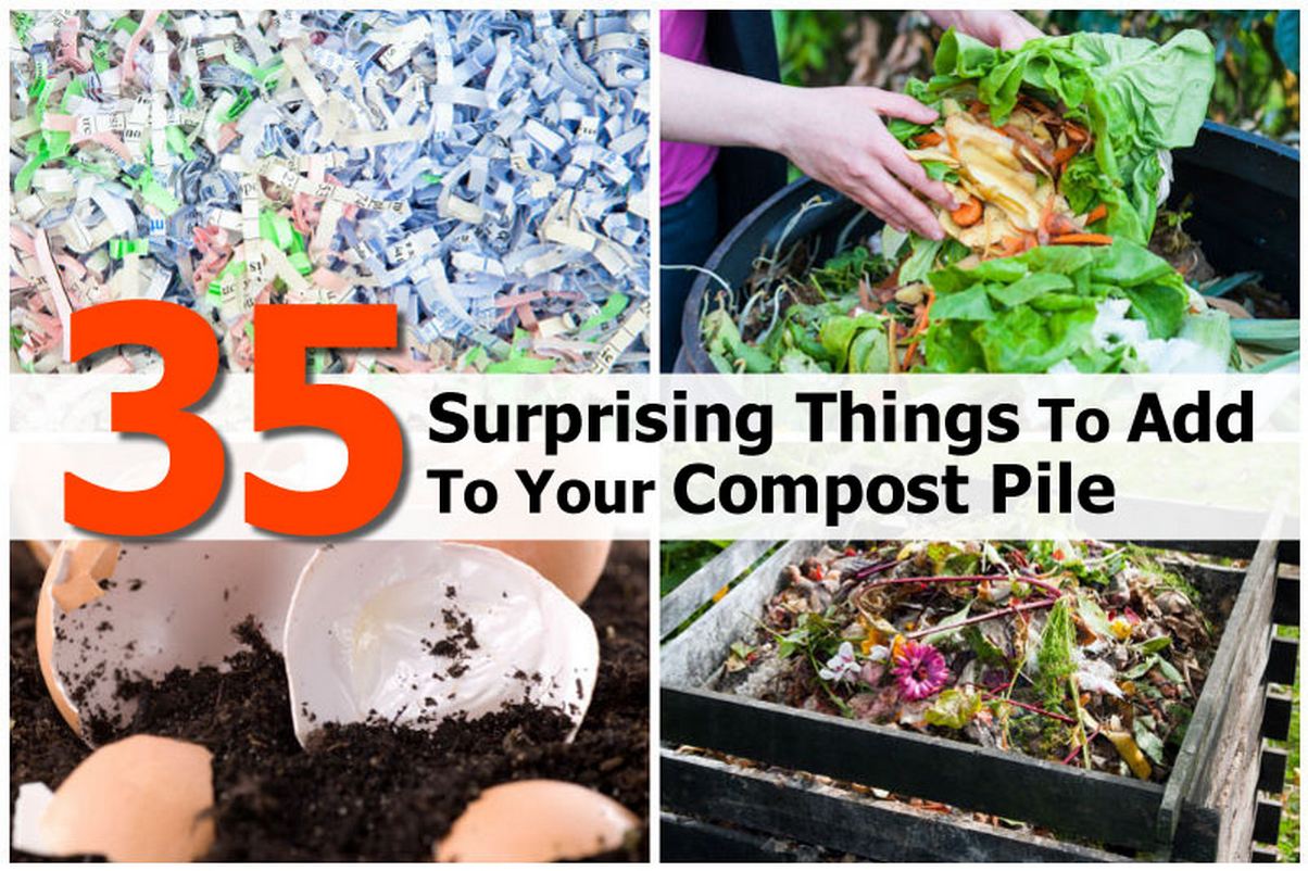 35 Surprising Things To Add To Your Compost Pile