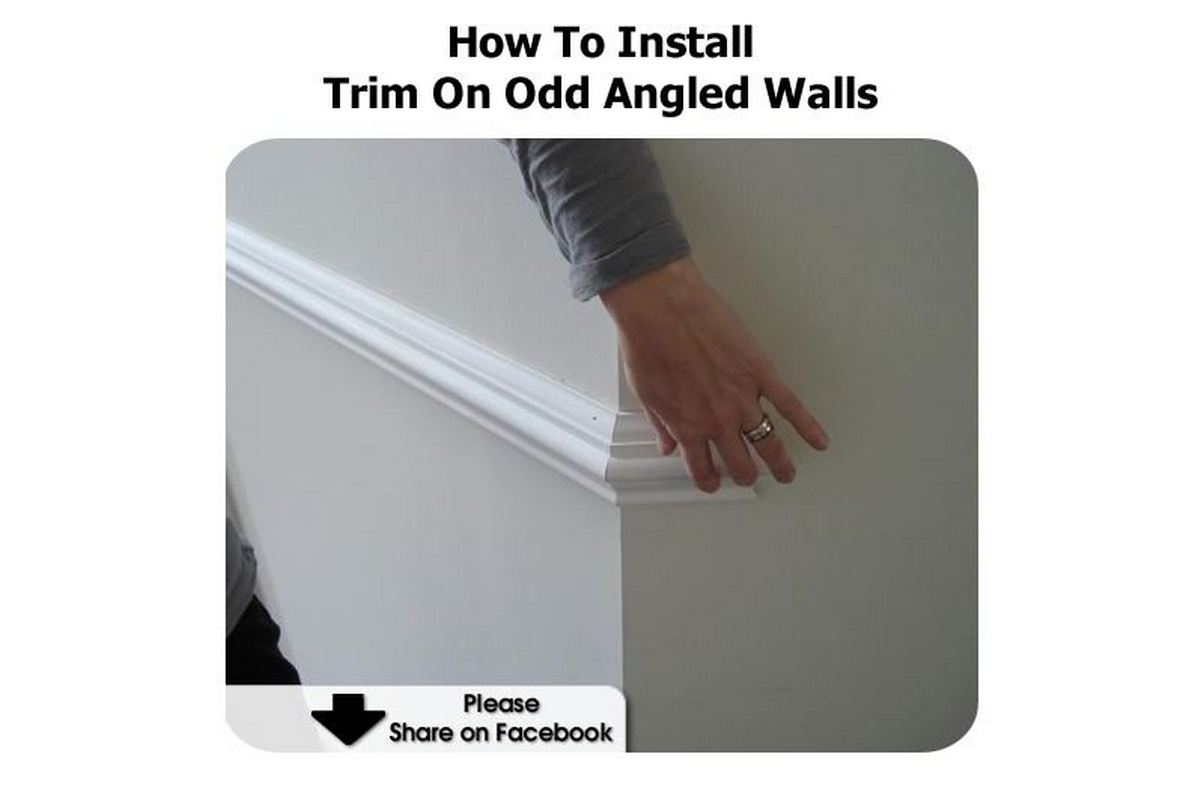 How To Install Trim On Odd Angled Walls