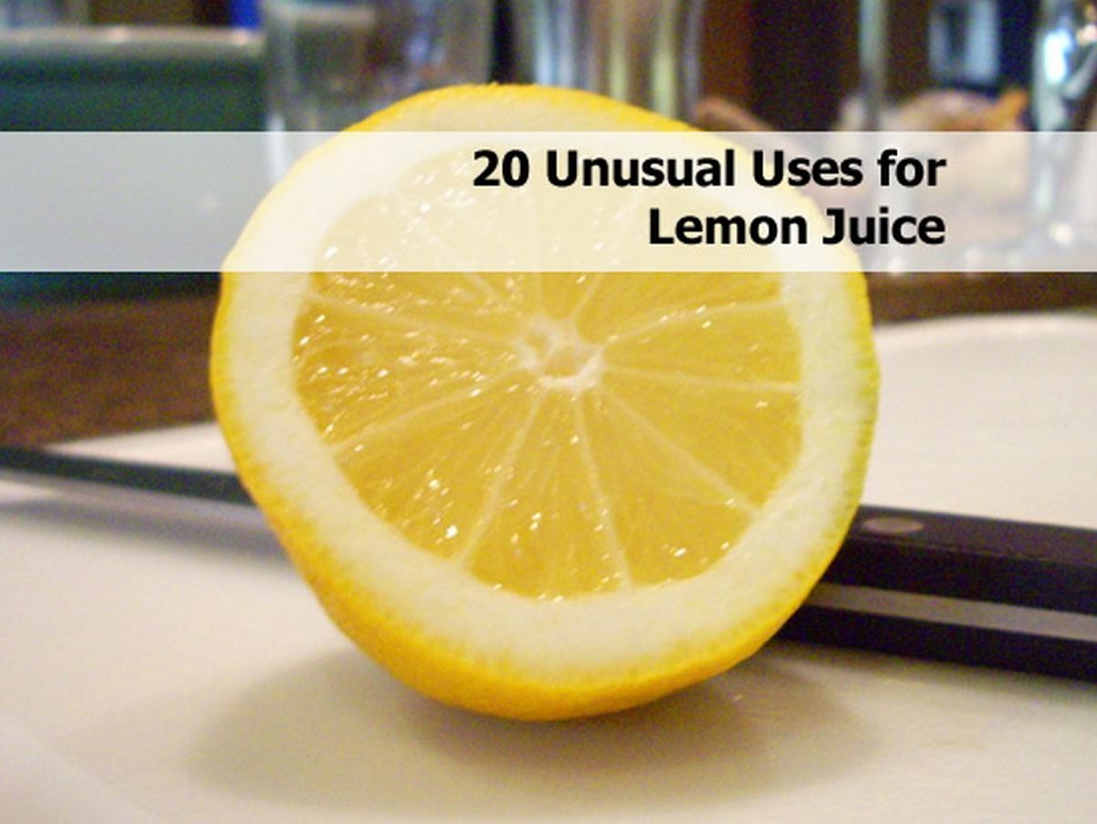 20 Unusual Uses for Lemon Juice